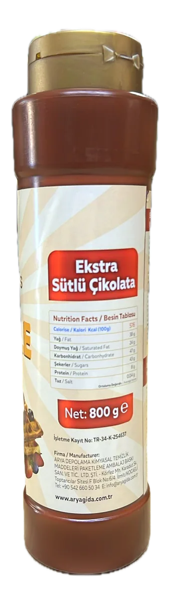 Waffle Sos — Ekstra Sütlü Çikolata 800 g